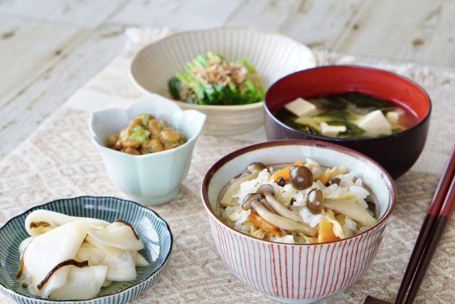 和食は非常にバランスが取れた食事になる。